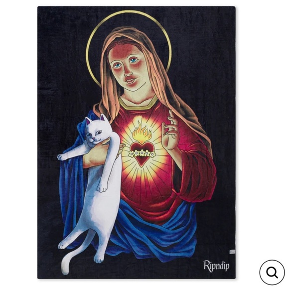 Rip n Dip Mother Mary Blanket